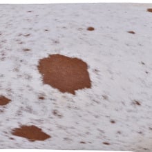 Brown Astrid Cowhide Bench